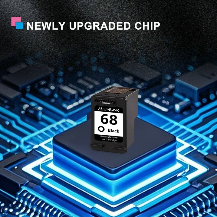 68 Ink Compatible for HP 68 Black Ink Cartridge for Envy 6100e 6500e Series
