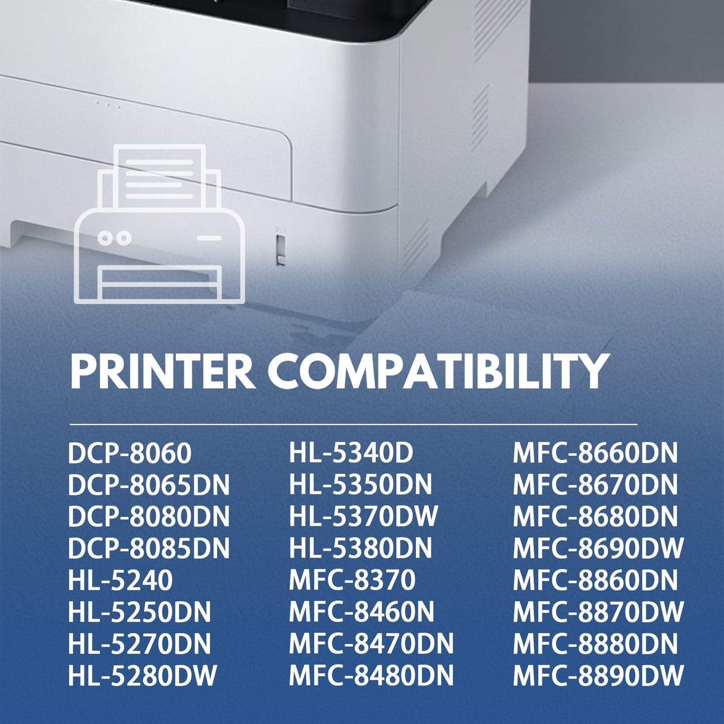 DR520 Black Drum Unit Compatible with Brother DR 520 for DCP-8060 DCP-8065DN Printers