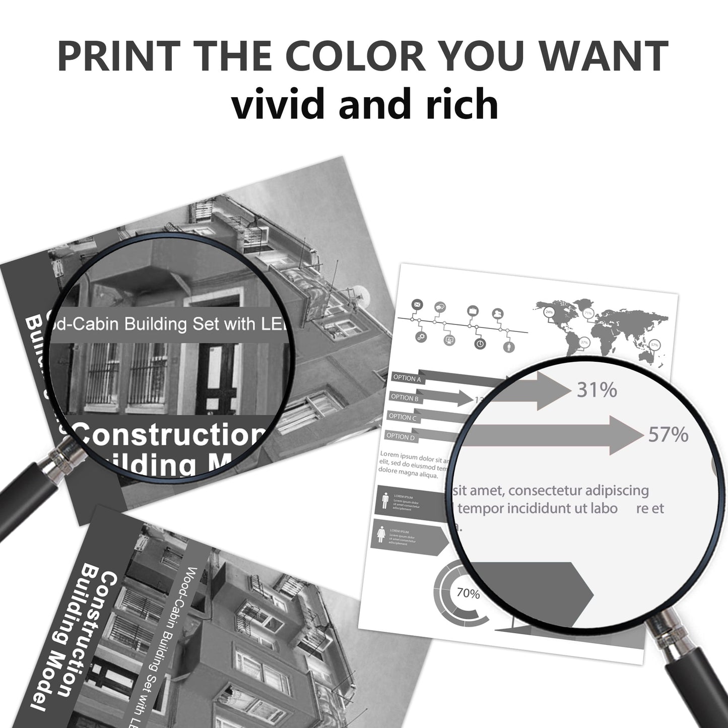 TN760 High Yield Toner Cartridge Compatible Replacement for Brother TN760 TN730 for MFC-L2690DW MFC-L2710DW HL-L2370DW DCP-L2550DW Printer Toner Cartridges(Blalck 4 Pack)