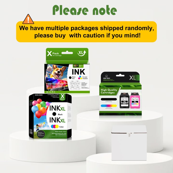 63XL 63 Ink Cartridges Compatible for HP 63XL Ink Cartridge 5255 4512 Printer Ink 2-Pack