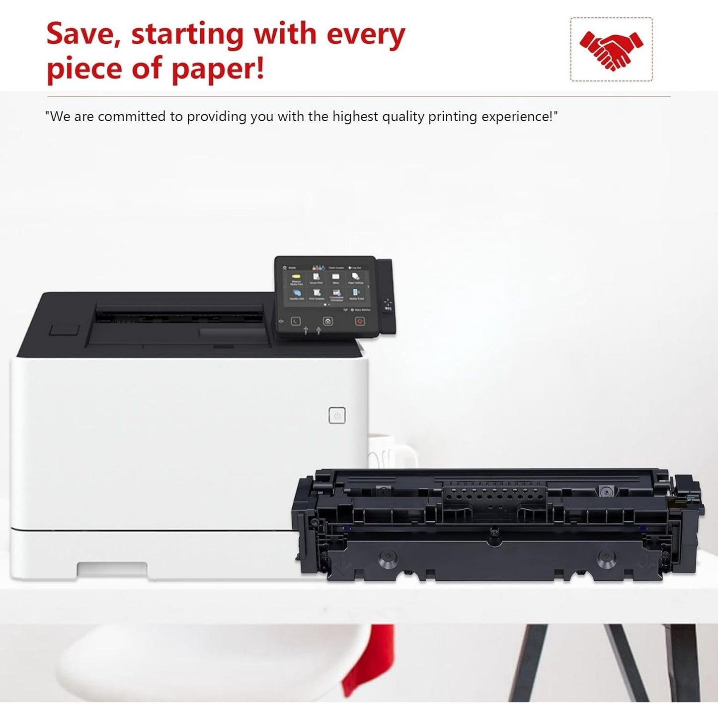 046 Toner Cartridge (1-Pack, Black) 046 Toner Replacement for Canon 046 Toner Color Image Class LBP654Cdw MF735Cdw MF731Cdw MF733Cdw Printer