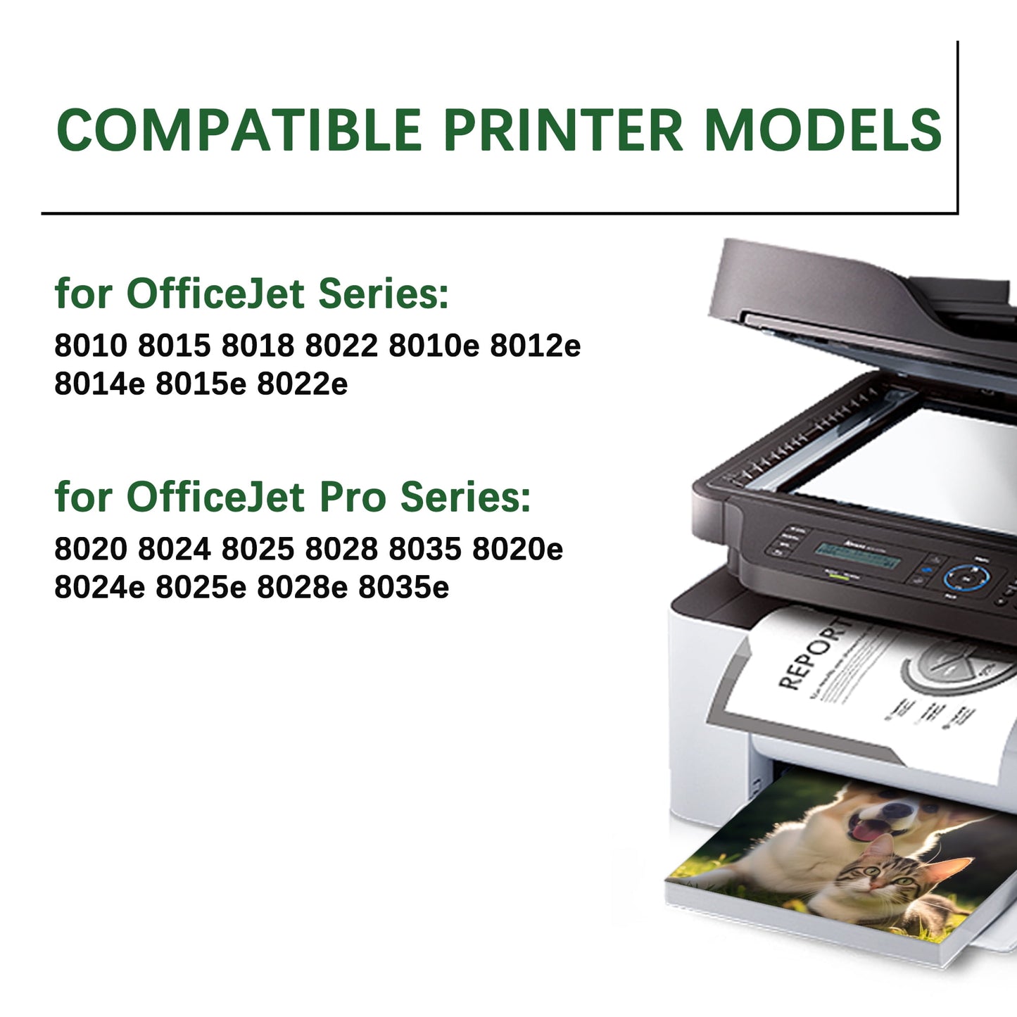 910XL Ink Cartridges (4-Pack) Compatible for HP 910 Ink Cartridges for 910 OfficeJet Pro 8025e 8015e 8022e 8028e 8035e 8025 8035 8020 8022 Printer