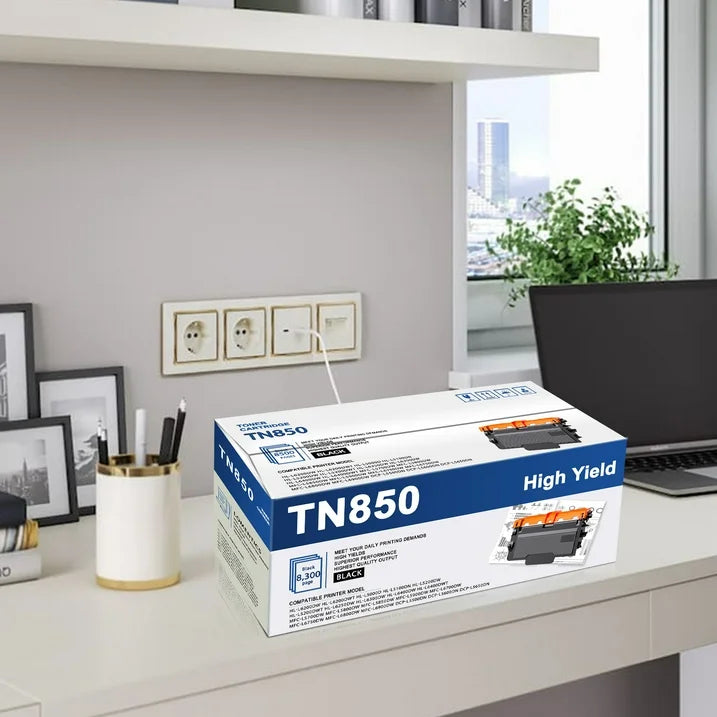 TN850 Toner Cartridge,4-Pack TN850 Black Printer Cartridge Compatible for Brother TN 850 MFC-L5900DW