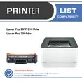 138A W1380A Toner Cartridge Balck 1-Pack Compatible for HP 138A W1380A Toner Cartridges for Laser Pro 3001 MFP 3101 Series Printer