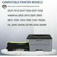 TN350 Toner Cartridge Black Replacement for Brother DCP-7010 Printer