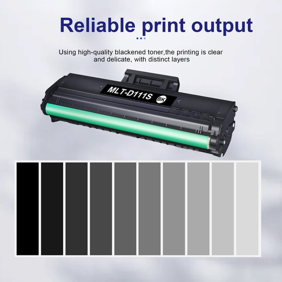 MLT-D111S Toner Cartridge High Yield Compatible for Samsung 111S MLTD111S MLT D111S for Xpress M2020W M2070FW M2070W M2020 M2024W Printer (1 Black)