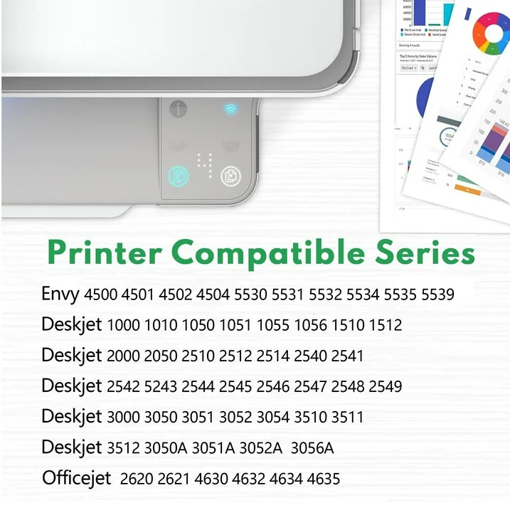 61XL Ink Cartridges Comb Pack (2-Pack Black Tri-Color) Compatible for HP 61 Ink Cartridges for Printer Ink 61 for 5530 4500 Printer