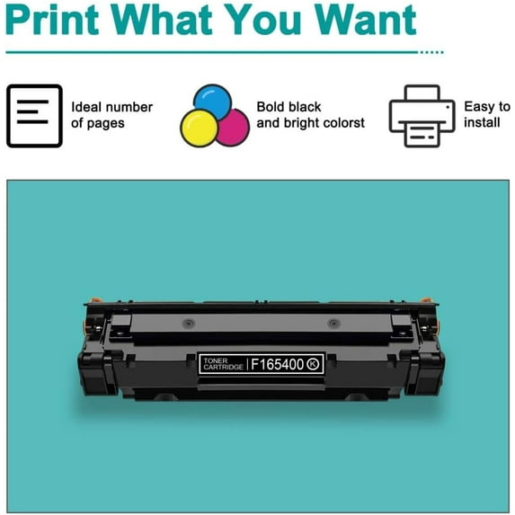 F165400 Toner Cartridge: F165400 Toner Cartridge Replacement for Canon F165400 Printer