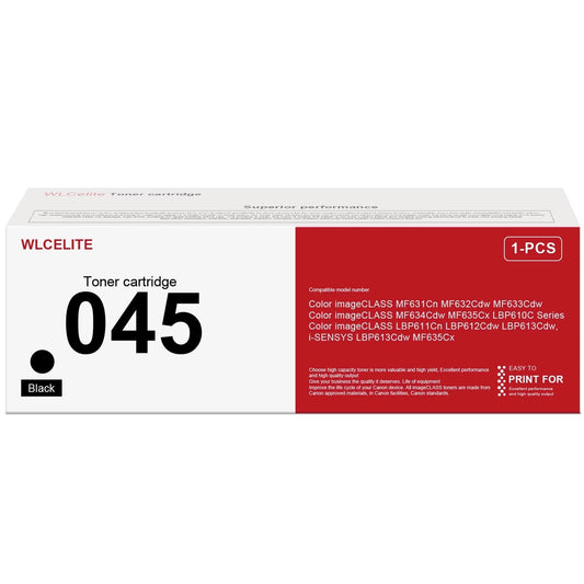 045 Toner Compatible for Canon 045 Toner Cartridges for MF634Cdw MF635Cx Printer