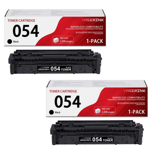 054 3024C001 Toner Cartridge Black 2-Pack Replacement for Canon 054 ImageCLASS MF641Cdw MF642Cdw MF644Cdw LBP622Cdw Printer