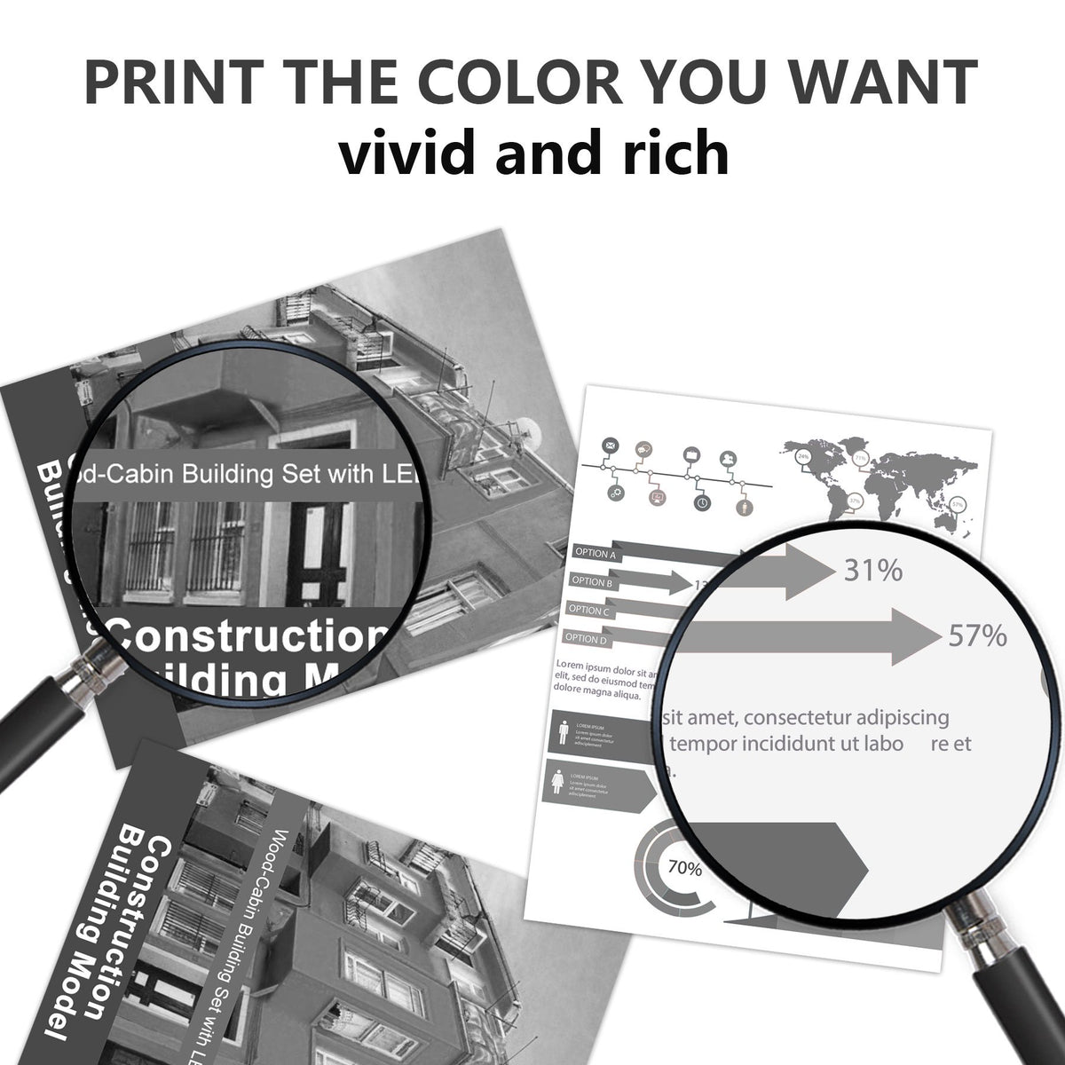 TN431 Toner Cartridge 1 Pack Black Compatible for Brother TN-431 Toner for MFC-L8610CDW Printer