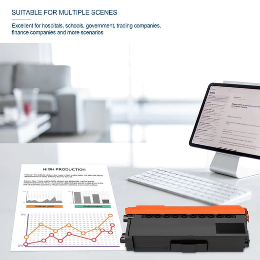 TN433 Toner Cartridge 5 Pack High Yield Compatible for Brother TN433BK TN 433 TN431BK TN431 TN 431 for HL-L9310CDWT MFC-L9570CDW DCP-L8410CDW Printer