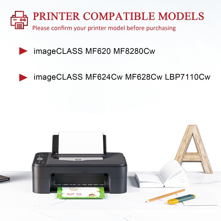 131 Toner Cartridge Compatible for Canon 131 High-Yield Toner Cartridges for MF620 MF8280Cw LBP7110Cw Printer