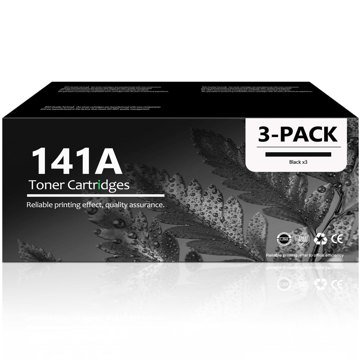 141A Toner Cartridge Compatible for 141A W1410A Toner Cateridge for LaserJet M110w M139w M140w Printer (3 Pack)