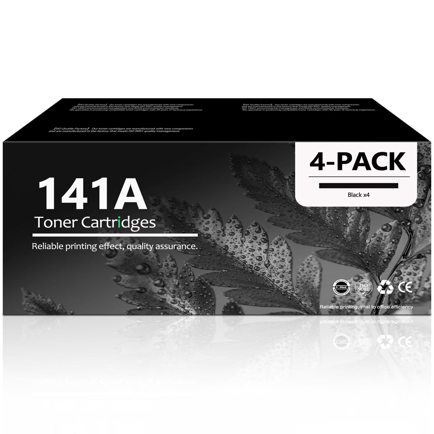 141A W1410A Toner Cartridge Compatible for 141A Black Toner Cateridge for LaserJet M110w M139w Printer (4 Pack)