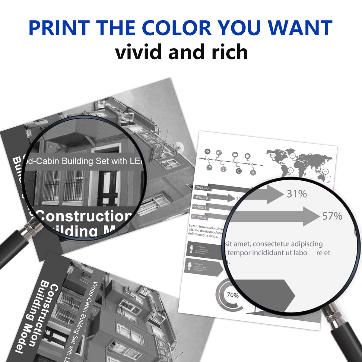TN630 Toner for Brother TN630 Black Toner Cartridge DCP-L2540DW, HL-L2300D Printer