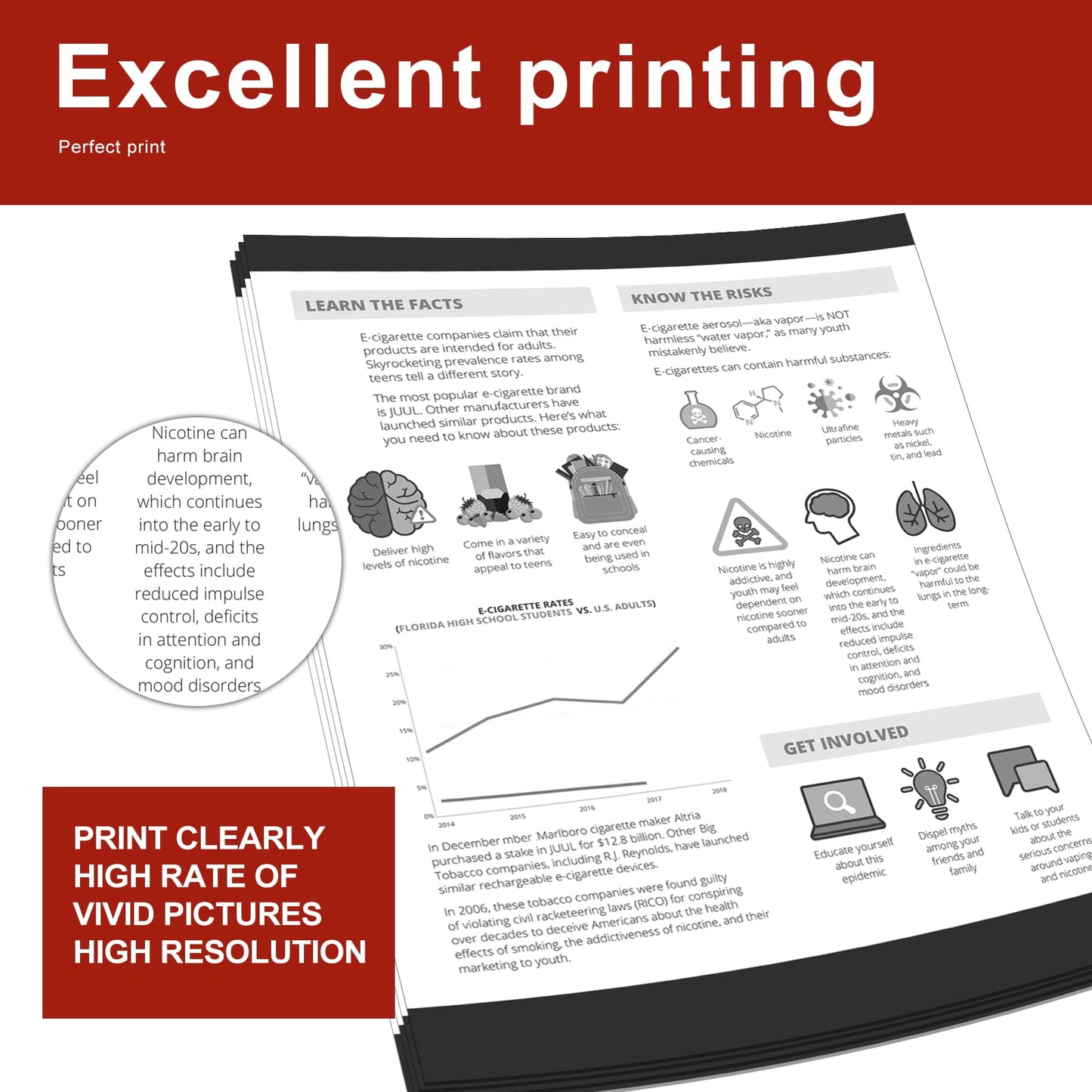 104 Black Toner Cartridge Replacement for Canon MF4270dn MF4350d MF4690 Printer(1 Pack)