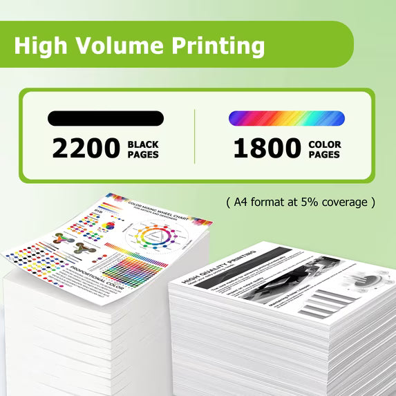 962XL 962 XL Ink Cartridges Compatible for HP 962 XL Ink Cartridge Work for Officejet Pro 9015e 9010 9025e Printers (4 Pack)