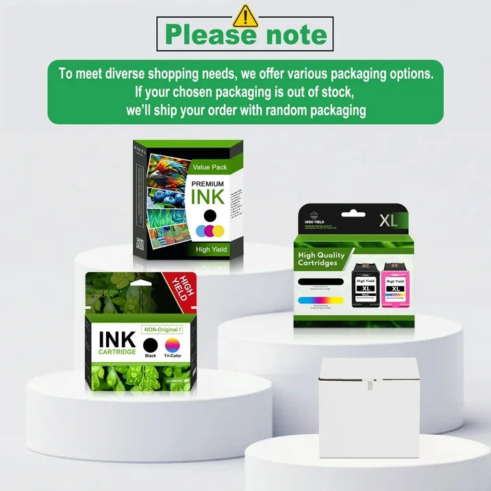 61XL Ink Cartridges Comb Pack (2-Pack Black Tri-Color) Compatible for HP 61 Ink Cartridges for Printer Ink 61 for 5530 4500 Printer