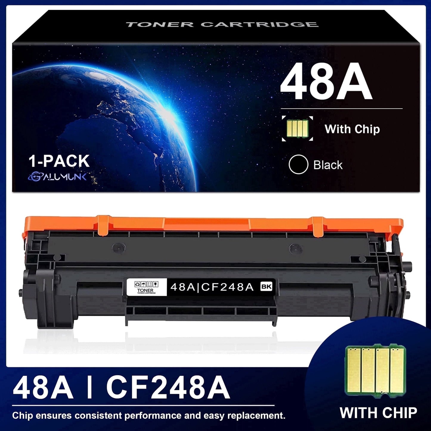 48A CF248A Compatible for 48A CF248A Toner Cartridge for LaserJet Pro M15 M16 MFP M28w Printer