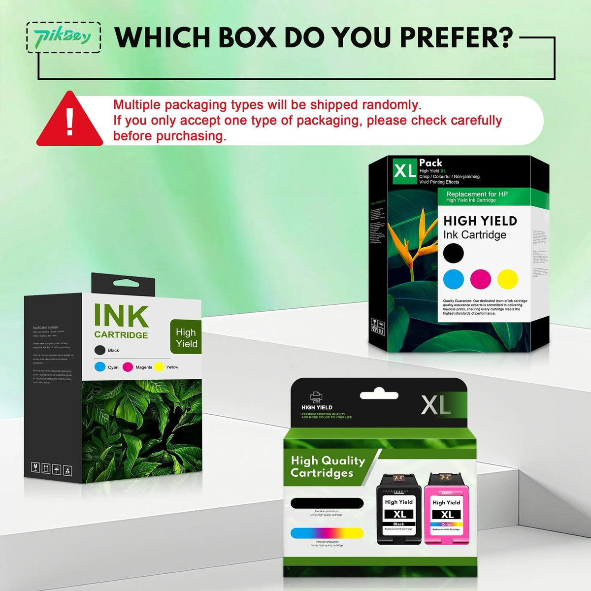 67XL Ink Cartridge Black/Tri-Color Compatible for HP 67 Ink Cartridges for DeskJet 2700 2755e 2800 2855e 4155e 4255e 2755 2852e Envy 6000 6055e 6455e Printer (2-Pack)