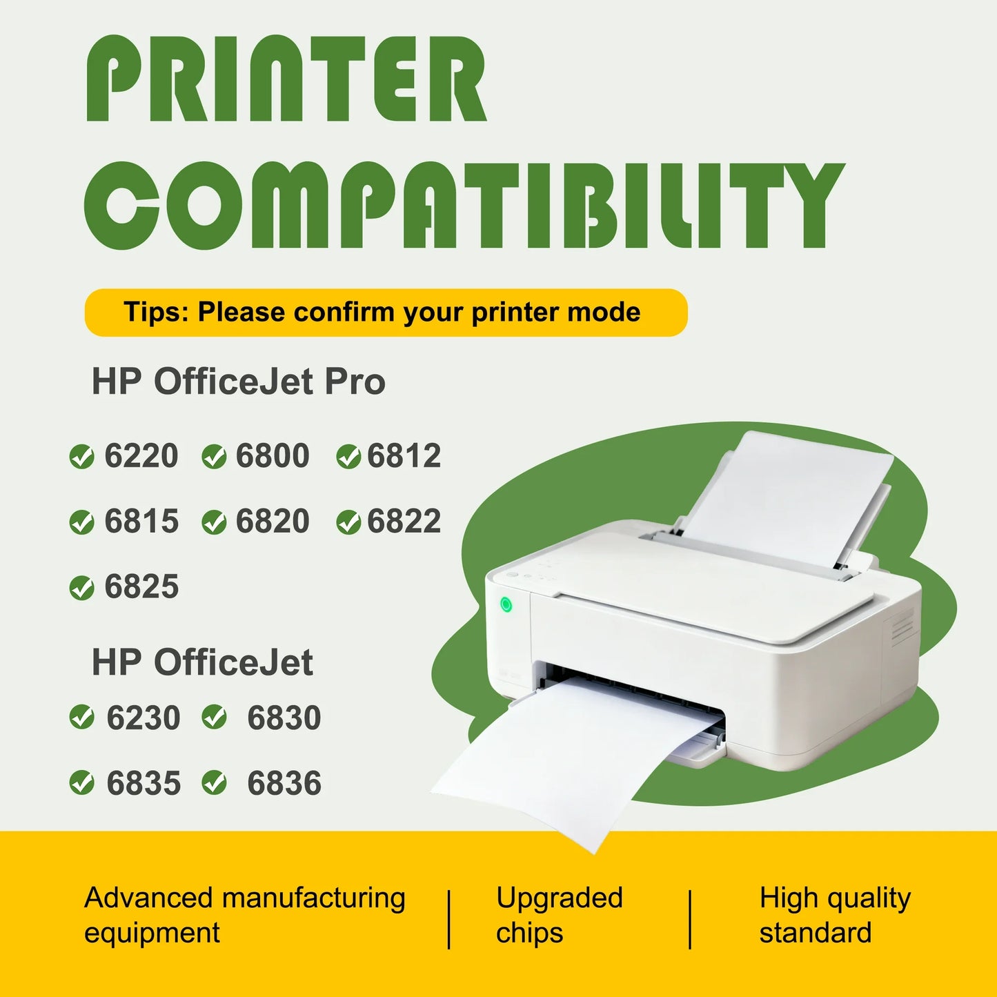 934XL 935XL Ink Cartridge Compatible for HP 934 935 Ink Cartridge Combo Pack for Printers（5 Pack）