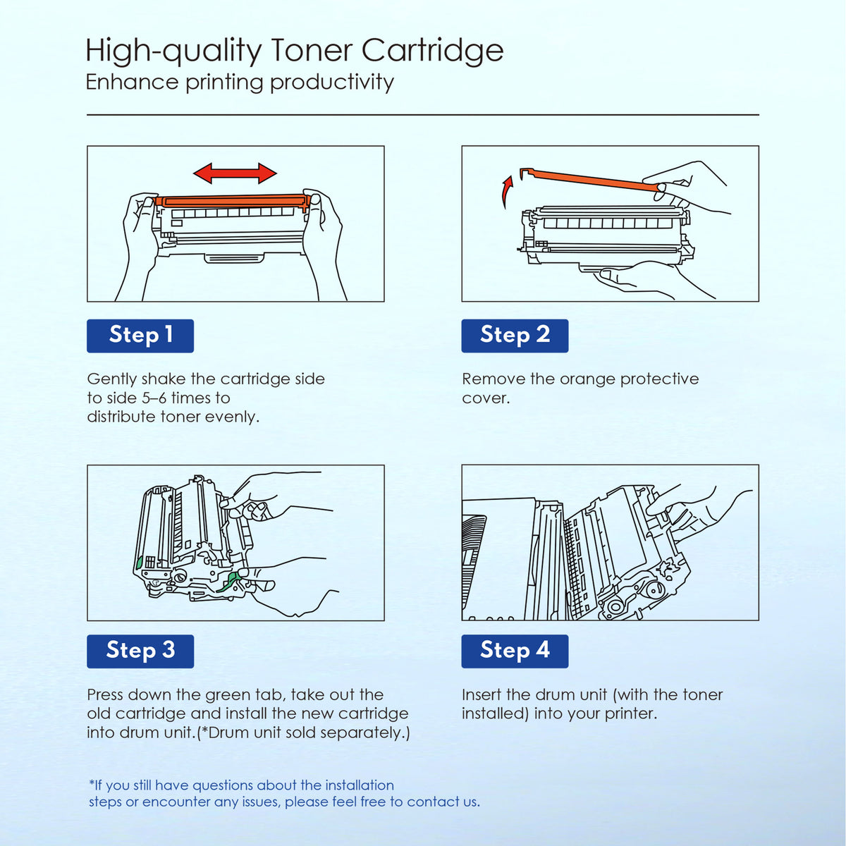 TN630 TN 630 Toner Cartridge Compatible for Brother TN630 High Yield Black Works with HL-L2320D L2340DW DCP-L2540DW MFC-L2720DW L2740DW ( 2 Black )