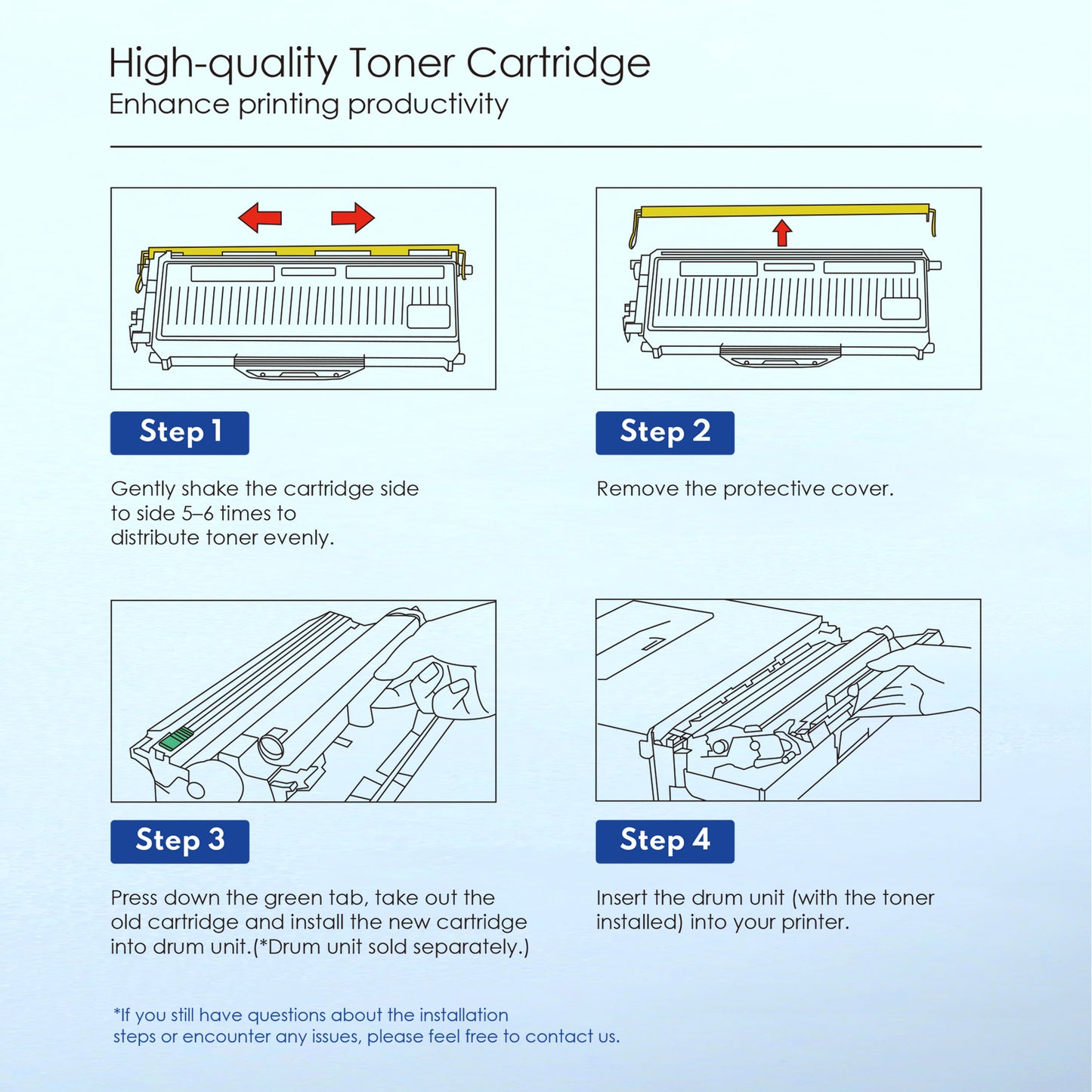TN360 TN 360 Toner Cartridge Compatible for Brother TN360 High Yield Black Works with HL-2170W DCP-7045N MFC-7450 [3 Black, 2800 Pages Per Cartridge]