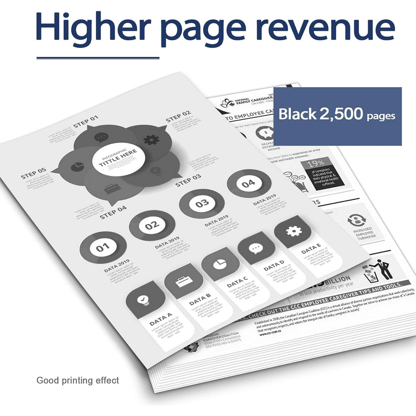 F168702 1 Black Toner Cartridge, Replacement for Canon F168702 Printer, F168702 Toner