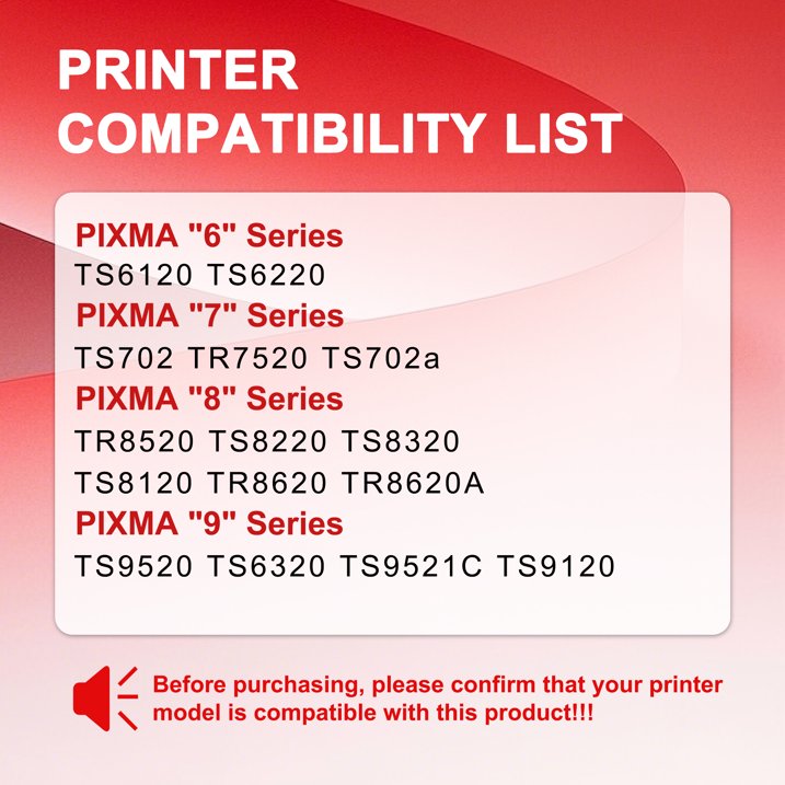 280XXL 281XXL Ink Cartridges Compatible for Canon 280 and 281 Ink Work for Pixma TR8520 TR8620a TS8120 TS9120 Ink