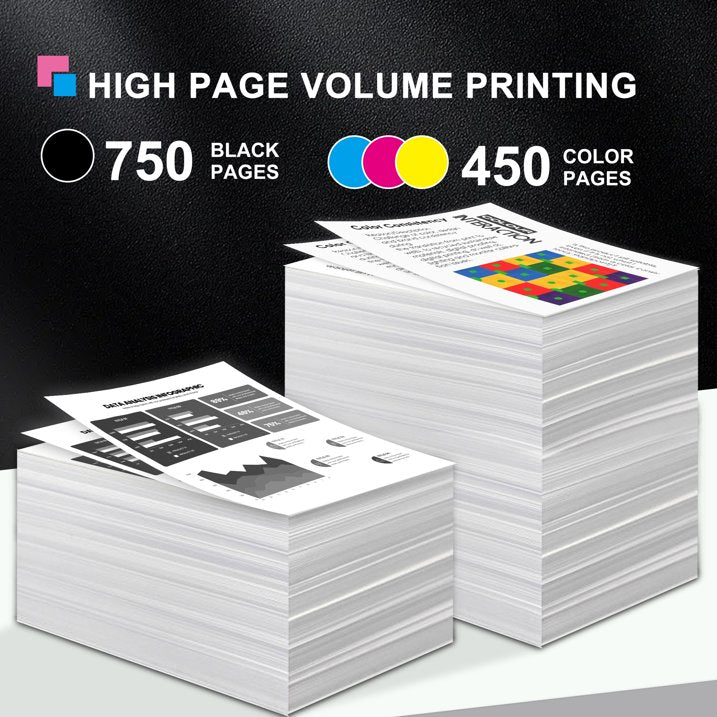 64 Ink Compatible for HP 64XL Ink Cartridge For Envy Inspire 7255e 7258e 7955e 7958e (Black, Tri-color, 2-Pack)