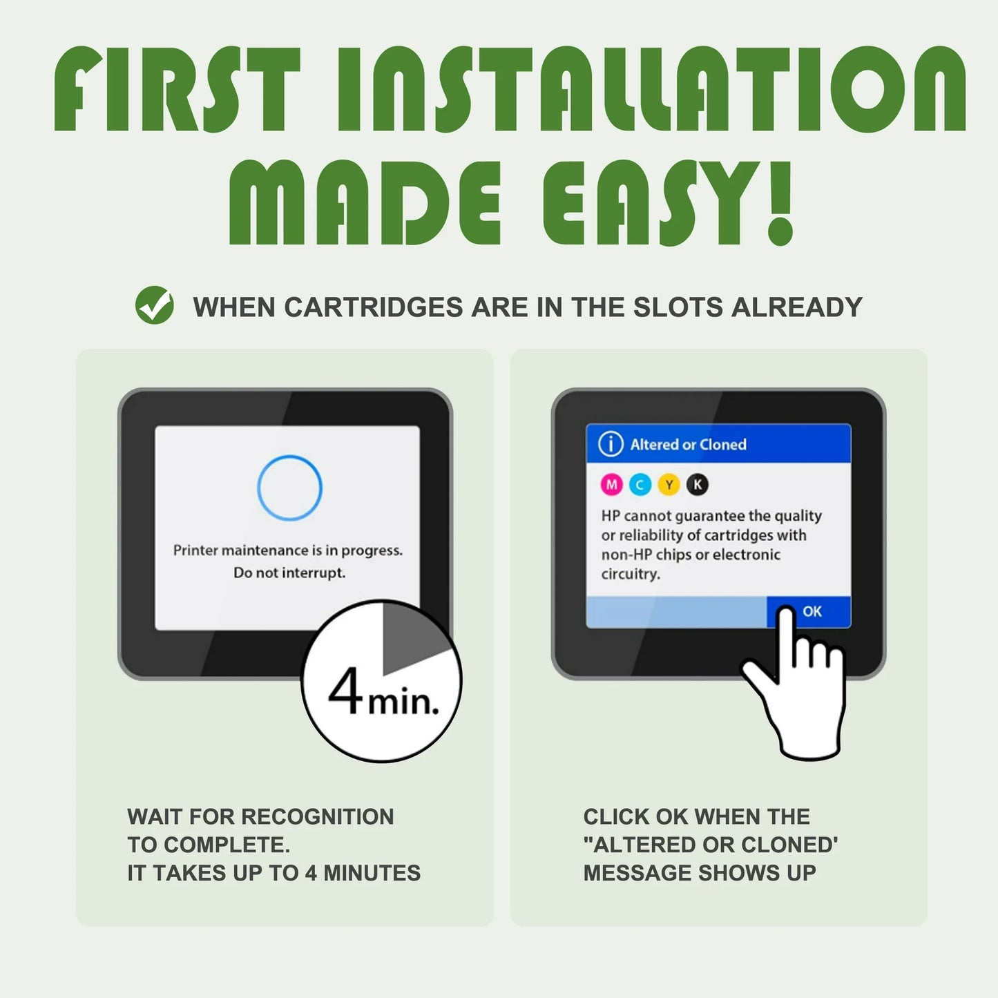 5-Pack 952 XL Ink Cartridge Compatible for HP 952 Ink Black*2 Cyan*1 Magenta*1 Yellow*1 High Yield