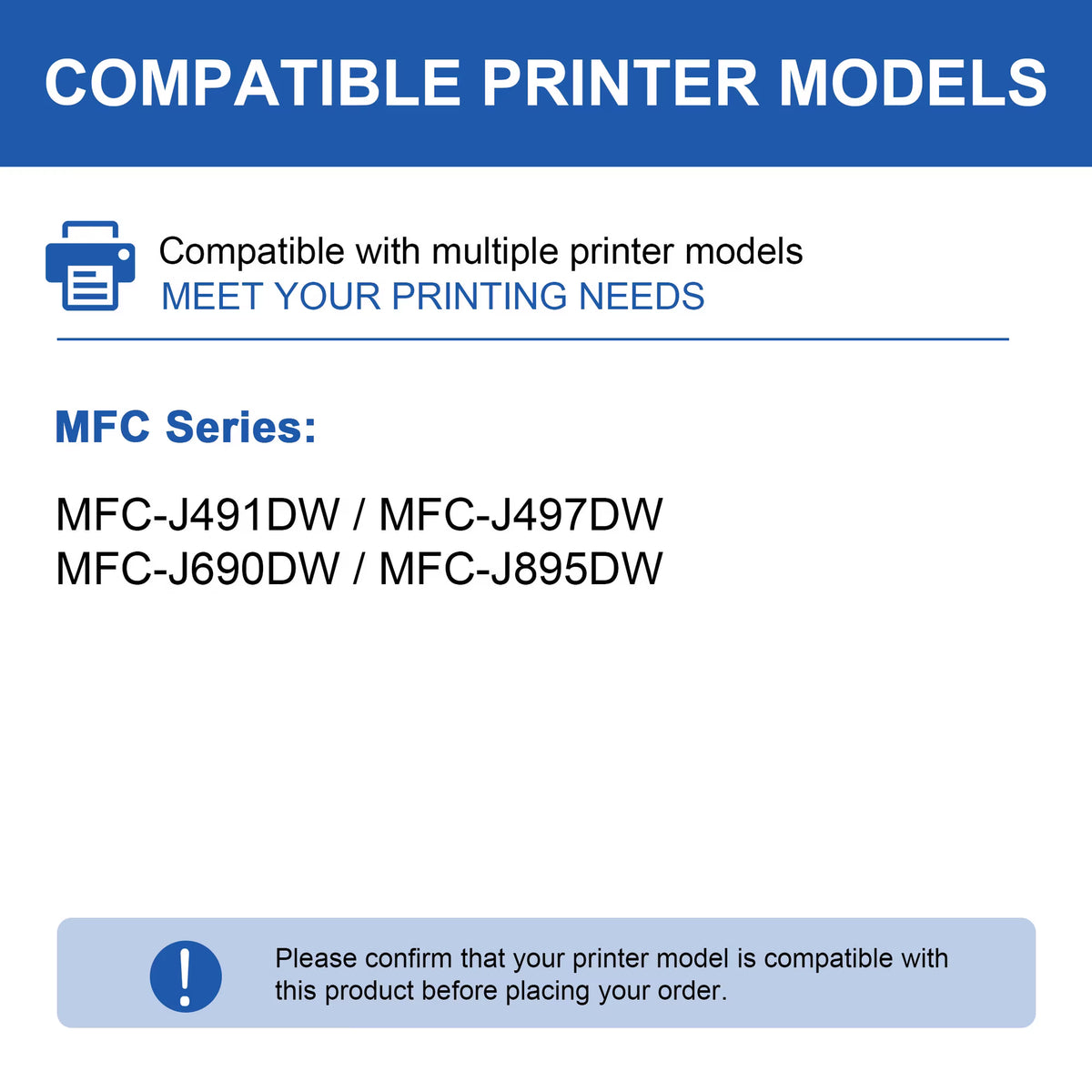 LC3011 Ink Cartridges Compatible for Brother LC3011 Ink Cartridge for MFC-J690DW J895DW Printer (5-PACK)
