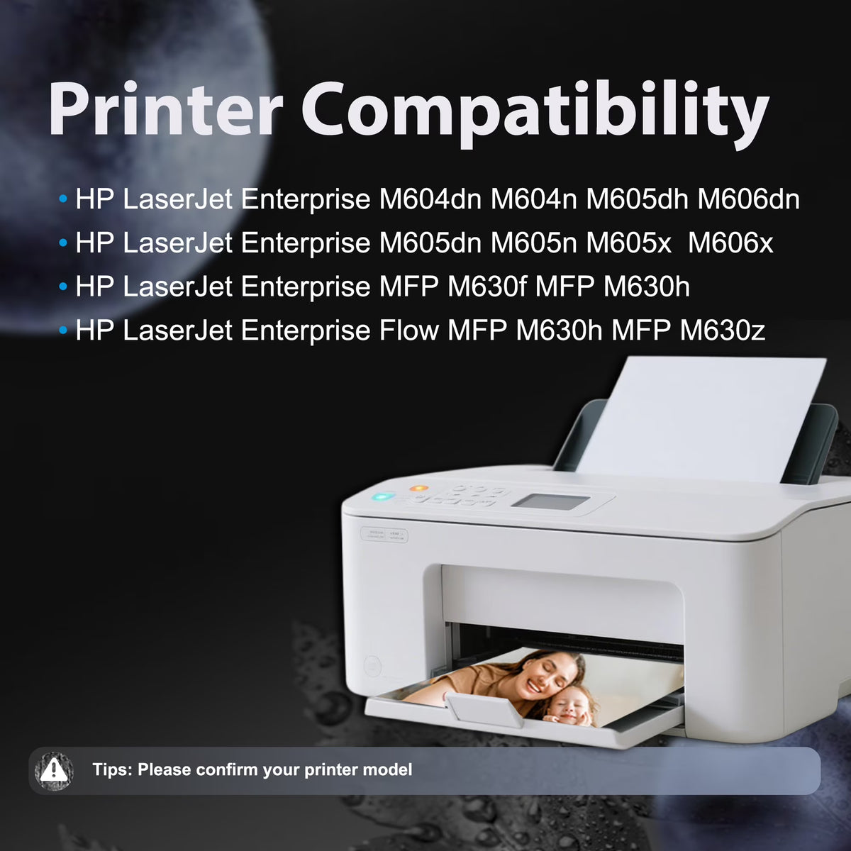81A Toner Cartridge Compatible for 81A CF281A Toner for LaserJet Enterprise M604dn M604n M605dh Printer(Black)