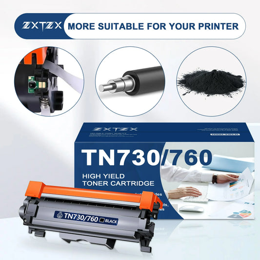 TN730 TN760 Toner Compatible for Brother TN 730 TN 760 toner cartridge MFC-L2710DW HL-L2390DW Printer
