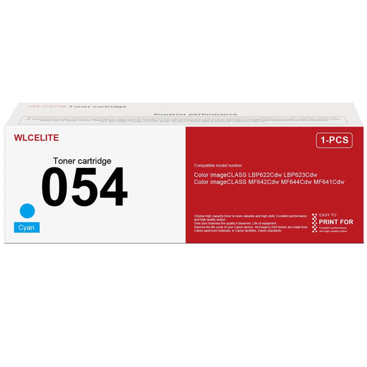 Cyan 054 Toner Cartridge Replacement for Canon 054 Toner Cartridges for LBP622Cdw LBP623Cdw Printer