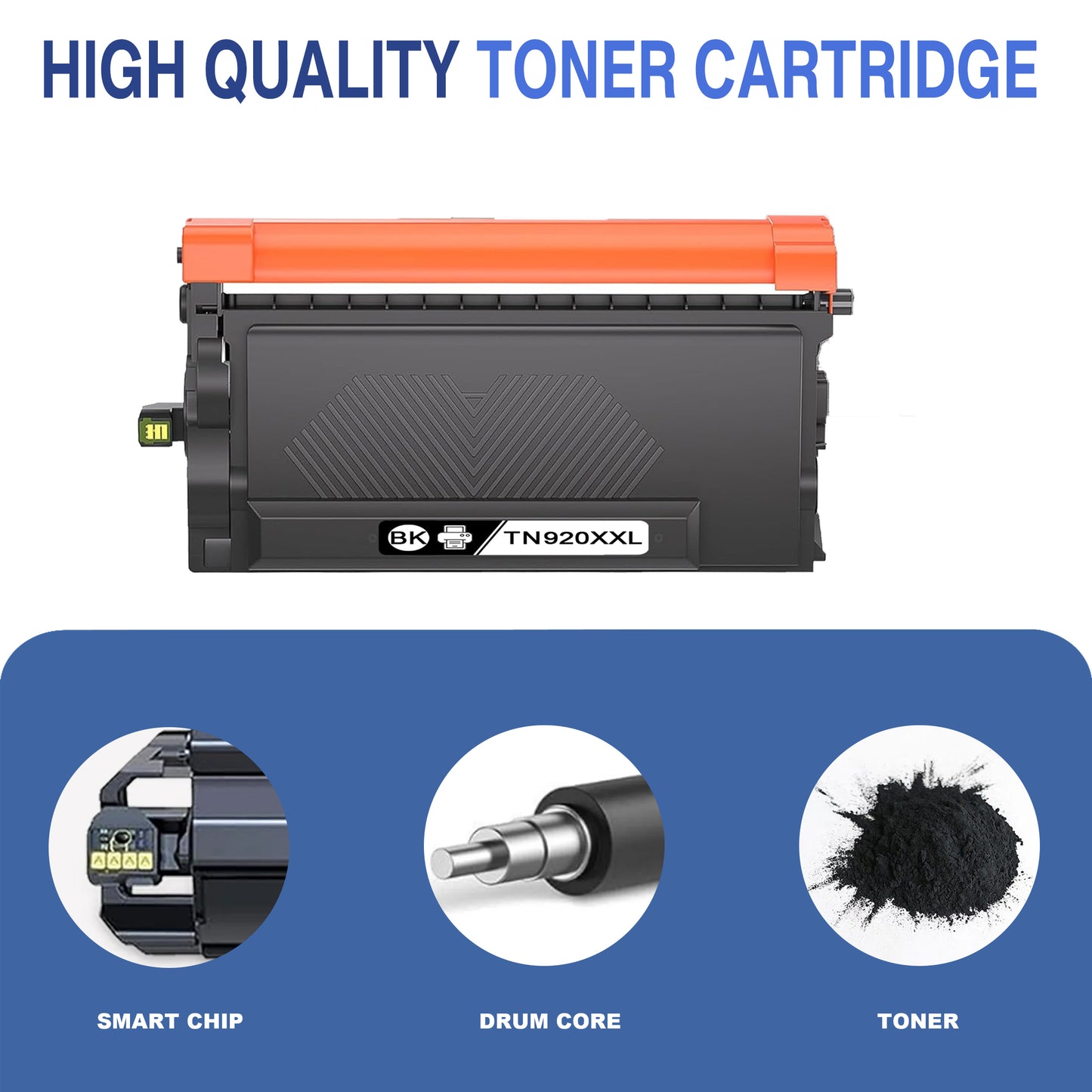 TN920XXL Toner Cartridge ZXTZX Compatibles for Brother TN920 TN920XL TN-920XXL Compatibles for HL-L5215DW MFC-L5710DN Series Printers Black 1 Pack