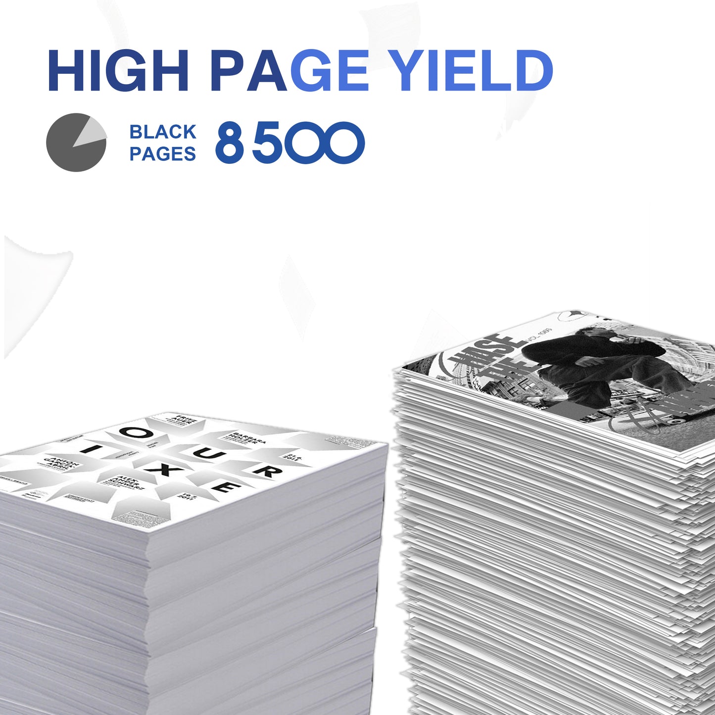 TN650 2 Pack ZXTZX Compatible Black Toner Cartridge for Brother HL-5370DW MFC-8480DN