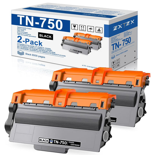TN750 Toner Cartridge Compatible for Brother TN750 Black Toner Cartridges Printer