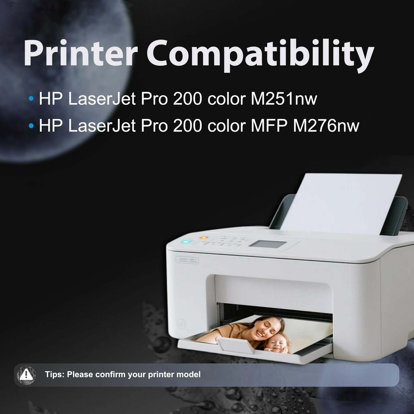 131A Toner Cartridge for Compatible HP 131A Toner Cartridges Printer(3-Pack Cyan Yellow Magenta)