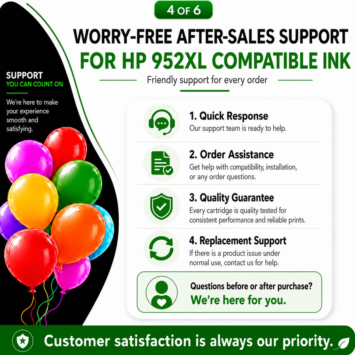 952 xl Ink Cartridges Combo Pa Compatible for HP 952xl Ink cartridges High-Yield Replacement Ink Cartridge 4-Pack,for OfficeJet Pro 8710 8720 7740 7720 Printers