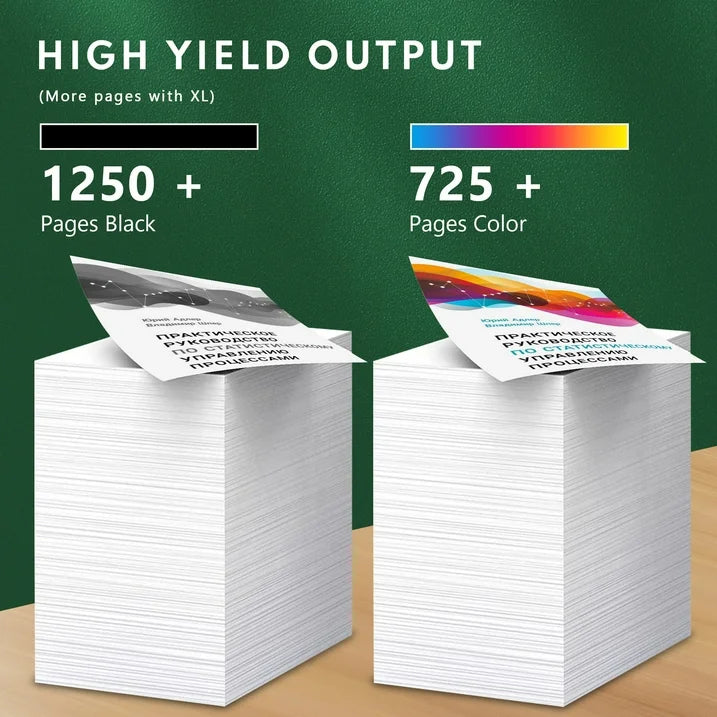 920 Ink Compatible for HP 920XL Ink Cartridge for OfficeJet 6500 Printer (Black Cyan Magenta Yellow）