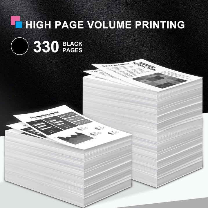 68e Ink Compatible for HP 68e Black Ink Cartridge for Envy 6100e 6500e Series