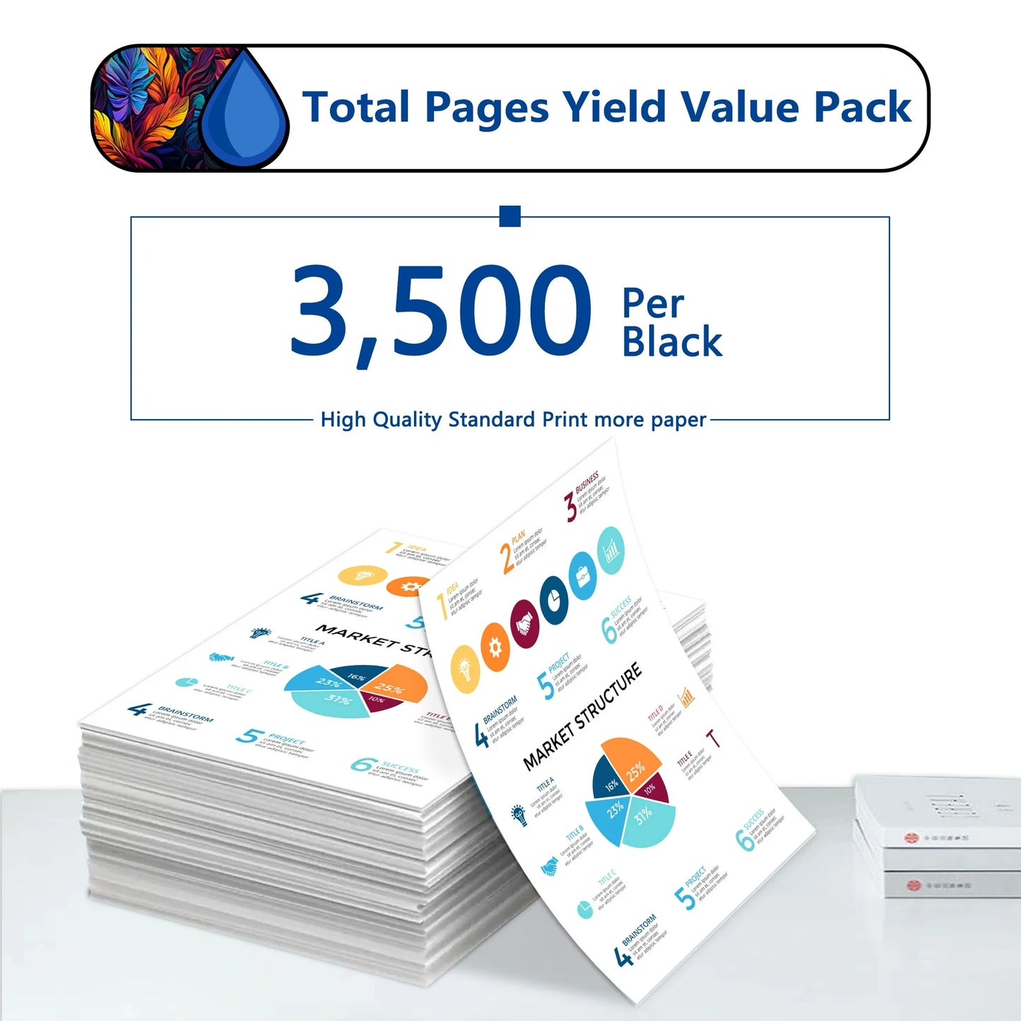 26A Toner Cartridge 2 Pack Compatible for HP 26A CF226A Black Toner Cartridges for Laser Pro M402 Series ; Laser Pro MFP M426 Series Printers