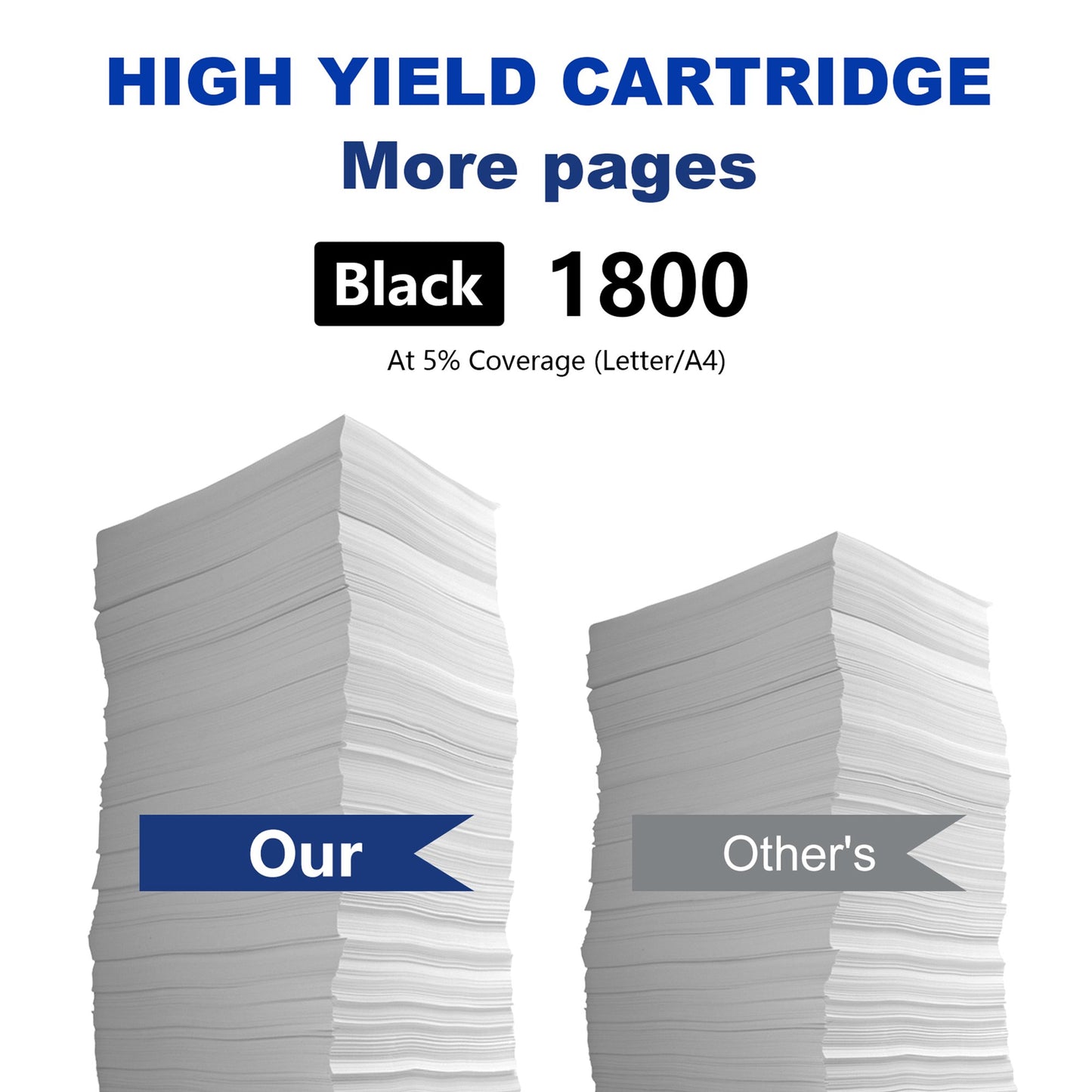 TN630 Toner for Brother TN630 Black Toner Cartridge DCP-L2540DW, HL-L2300D Printer