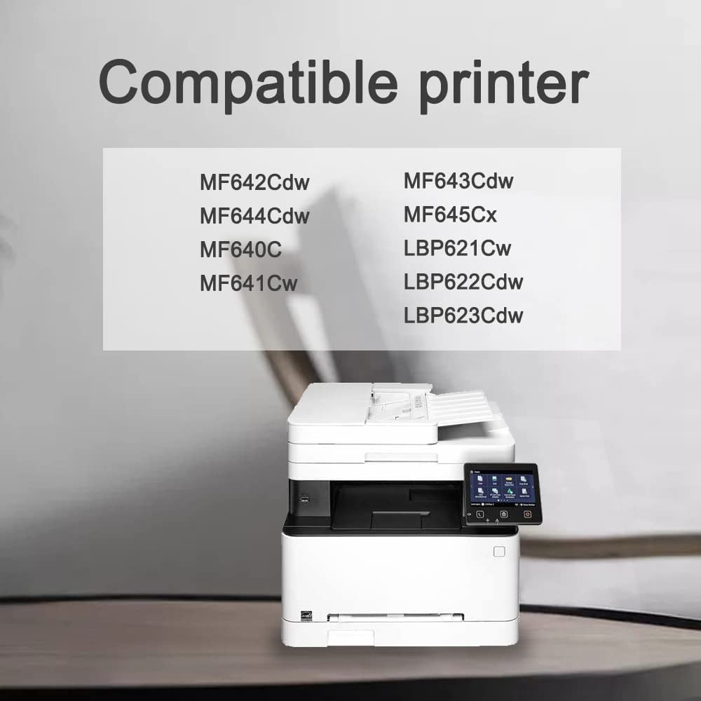 054 Toner 4-Color Replacement for Canon imageCLASS LBP622Cdw MF644cdw MF641Cdw Printer