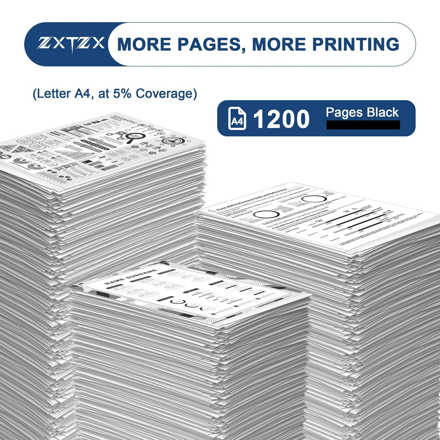 TN830 Toner Cartridges Compatible for Brother TN830 Toner cartridge For HL-L2480DW MFC-L2807DW MFC-L900DW MFC-L2820DWXL DCP-L2640DW Printer (2 Pack)