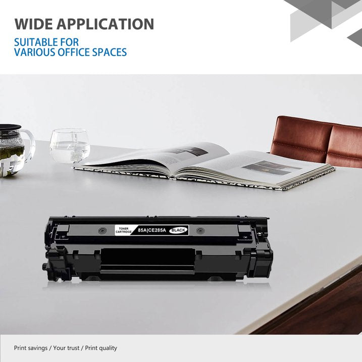 85A Toner P1102W Toner Cartridge: Compatible for HP 85A Toner for Pro P1102w MFP M1217nfw M1212nf P1102 Ink Printer, CE285A 1 Black