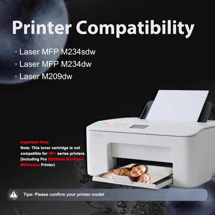 134A Toner Cartridge Compatible for HP 134A Toner Cartridges for LaserJet M234sdw M234dw Printer