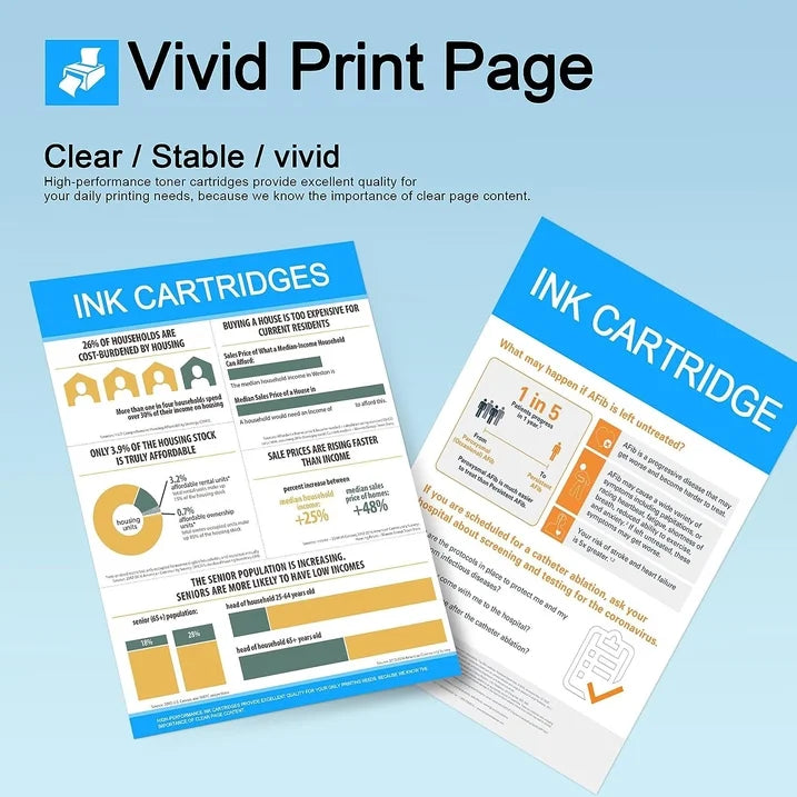 LC103XL Ink Cartridge (2BK/1C/1M/1Y) Compatible for Brother LC103 Ink for DCP-J152W MFC-J245 Printer